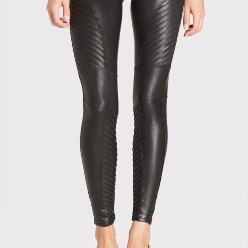 New with tags. Spanx Moto leggings